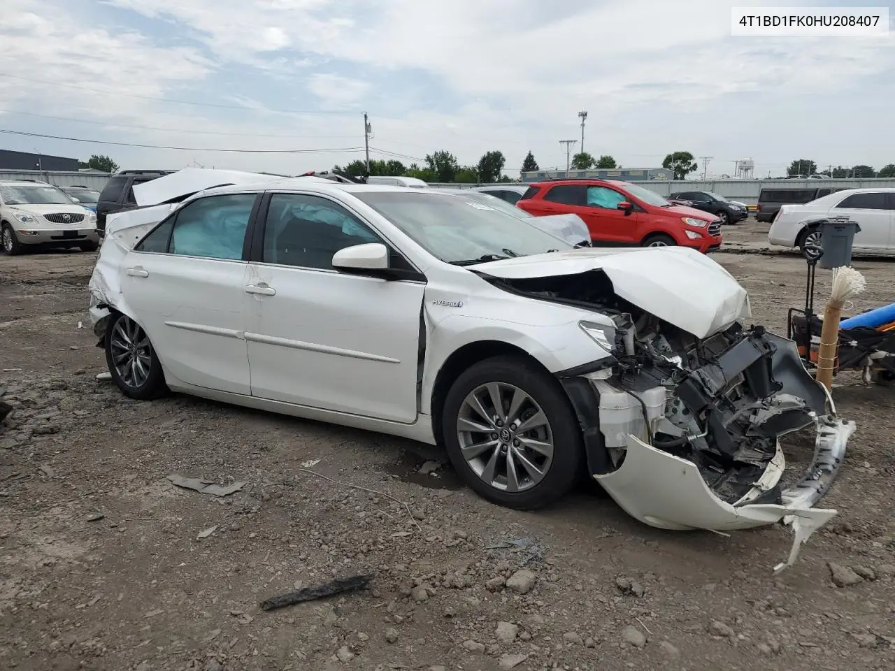 2017 Toyota Camry Hybrid VIN: 4T1BD1FK0HU208407 Lot: 61523235