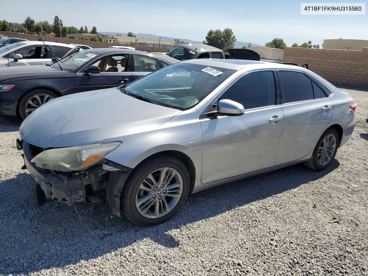2017 Toyota Camry Le VIN: 4T1BF1FK9HU315580 Lot: 62851725