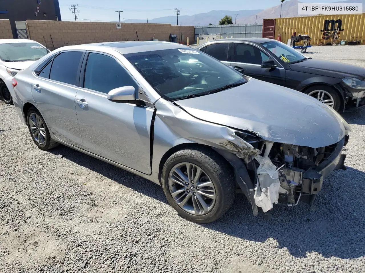 2017 Toyota Camry Le VIN: 4T1BF1FK9HU315580 Lot: 62851725