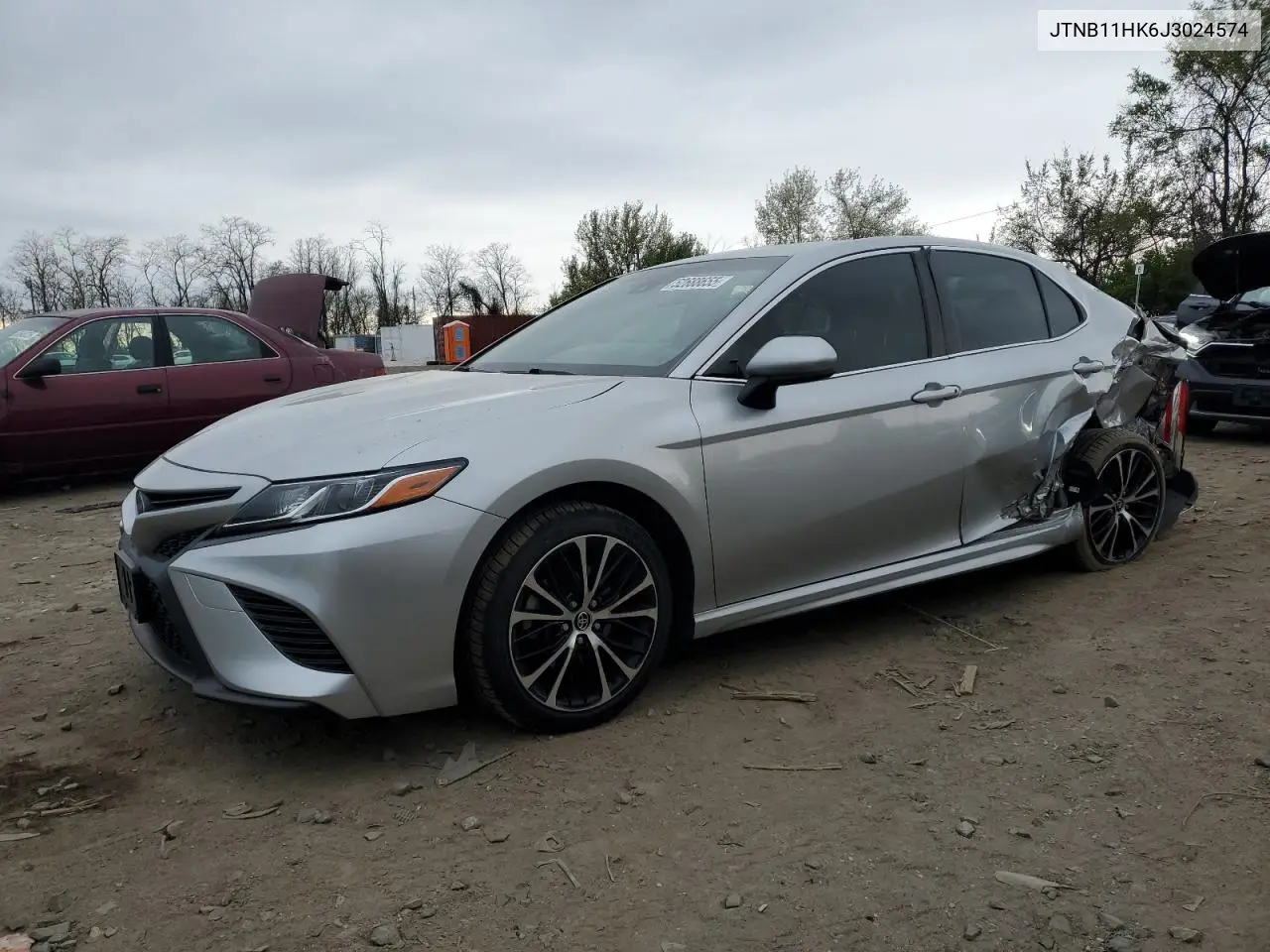 2018 Toyota Camry L VIN: JTNB11HK6J3024574 Lot: 52688655