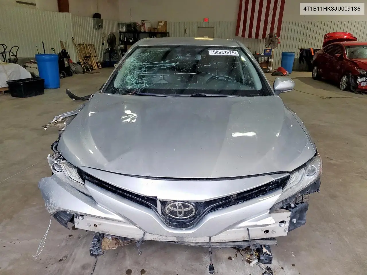 2018 Toyota Camry L VIN: 4T1B11HK3JU009136 Lot: 58632575