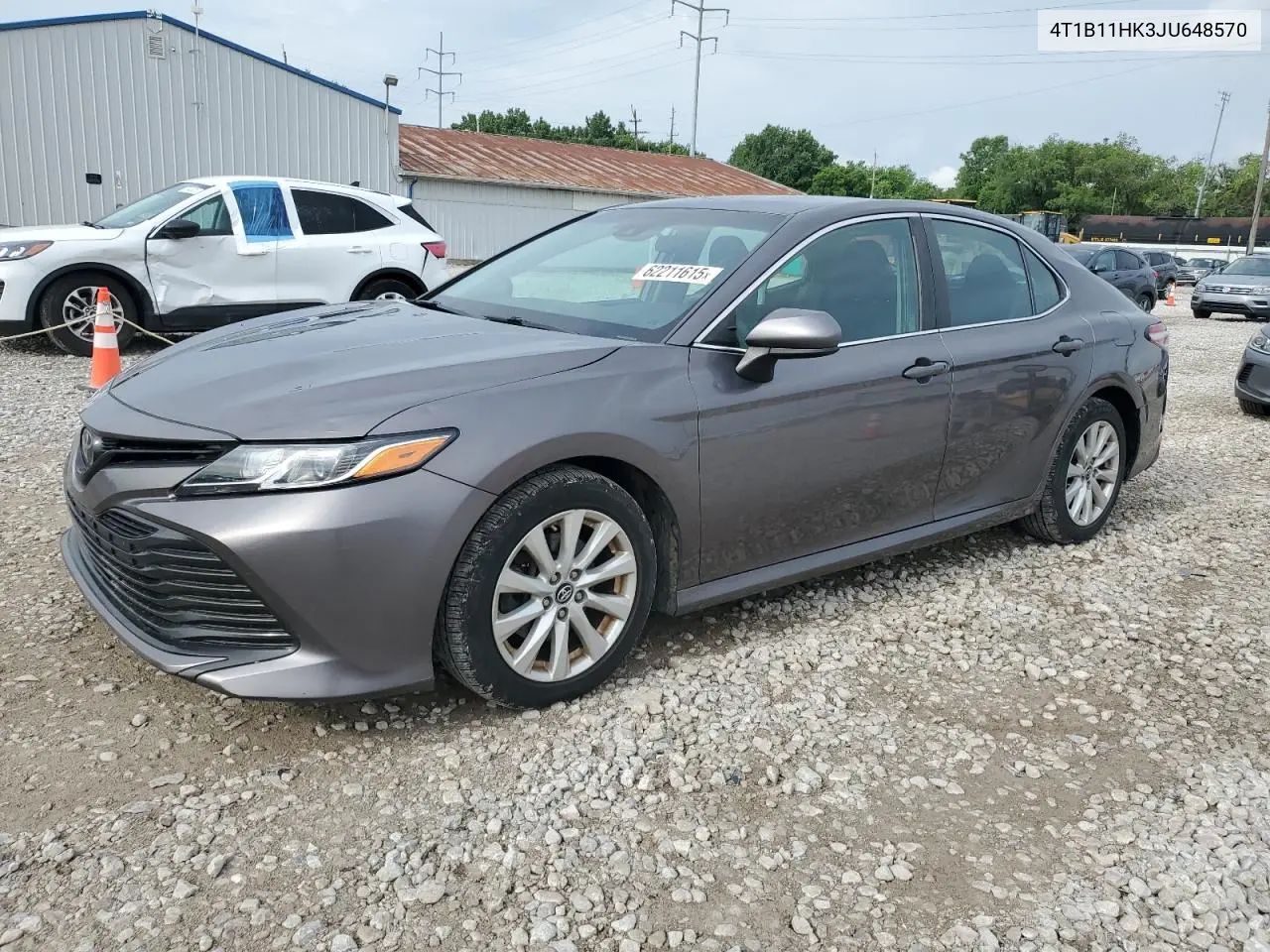 2018 Toyota Camry L VIN: 4T1B11HK3JU648570 Lot: 62211615