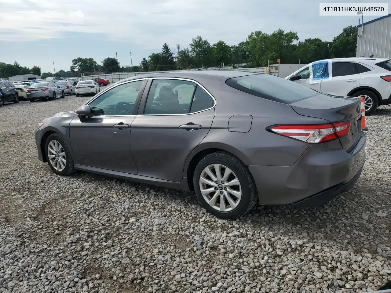 2018 Toyota Camry L VIN: 4T1B11HK3JU648570 Lot: 62211615