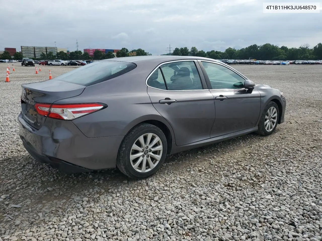 2018 Toyota Camry L VIN: 4T1B11HK3JU648570 Lot: 62211615
