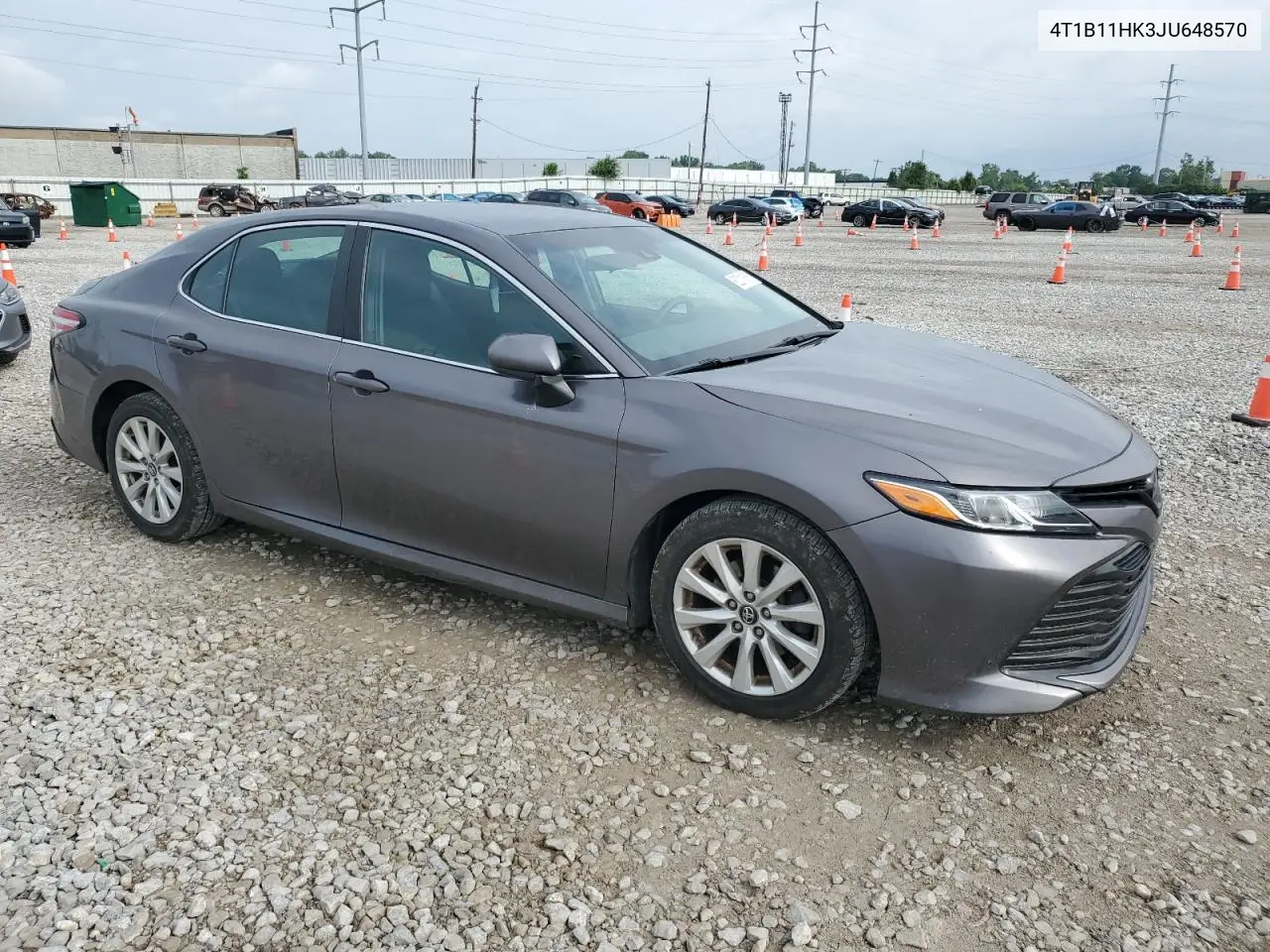 2018 Toyota Camry L VIN: 4T1B11HK3JU648570 Lot: 62211615