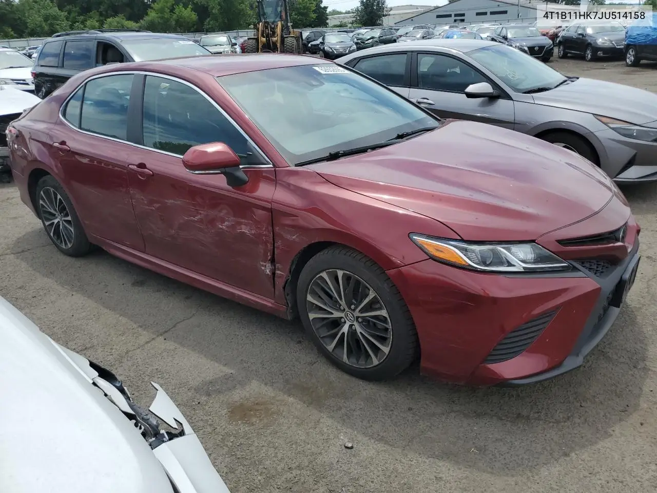 4t1b11hk7ju514158 4T1B11HK7JU514158 2018 Toyota Camry L