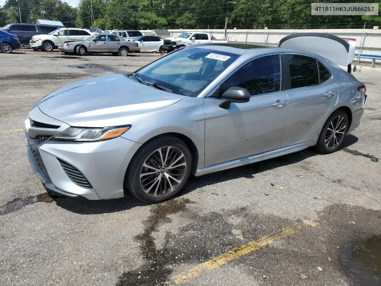 2018 Toyota Camry L VIN: 4T1B11HK1JU666257 Lot: 62793774