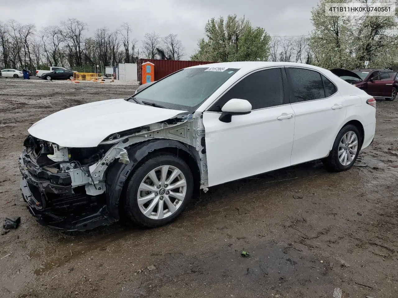 2019 Toyota Camry L VIN: 4T1B11HK0KU740561 Lot: 52157565