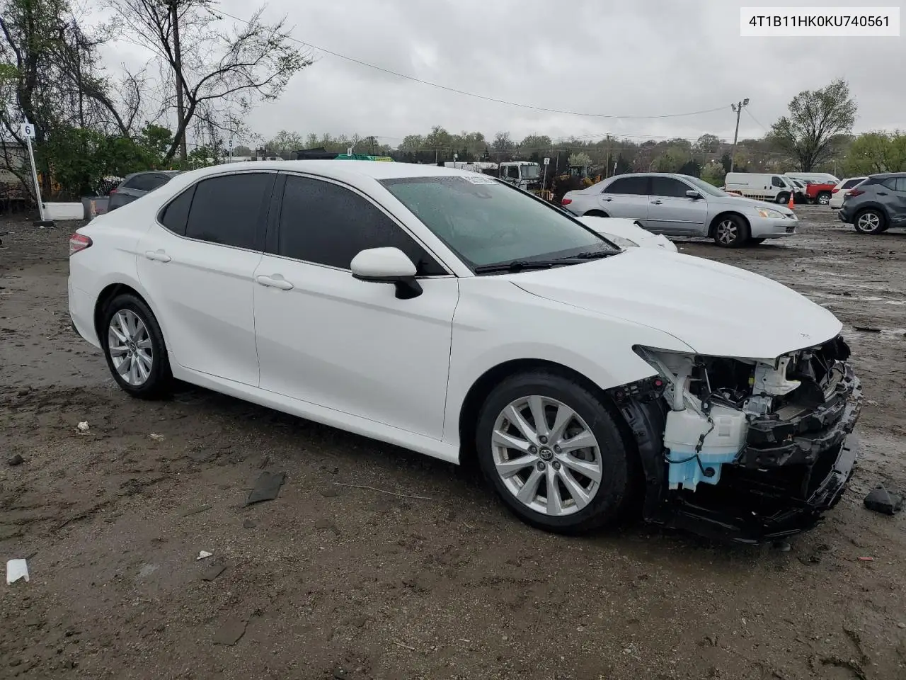 2019 Toyota Camry L VIN: 4T1B11HK0KU740561 Lot: 52157565