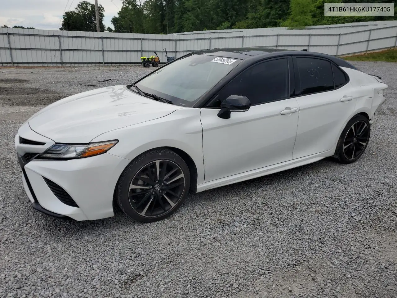 2019 Toyota Camry Xse VIN: 4T1B61HK6KU177405 Lot: 55949265