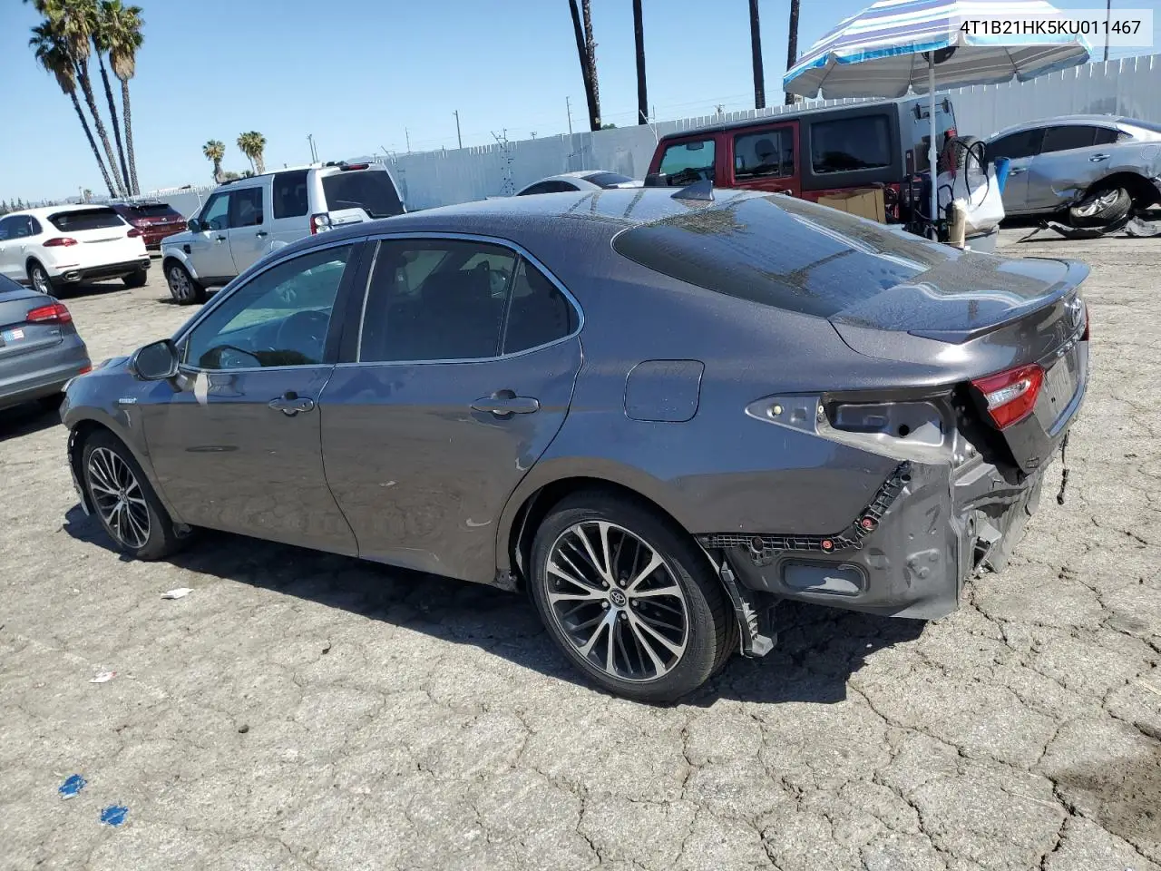 2019 Toyota Camry Hybrid VIN: 4T1B21HK5KU011467 Lot: 56755625
