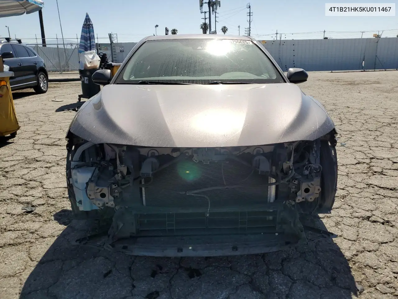 2019 Toyota Camry Hybrid VIN: 4T1B21HK5KU011467 Lot: 56755625