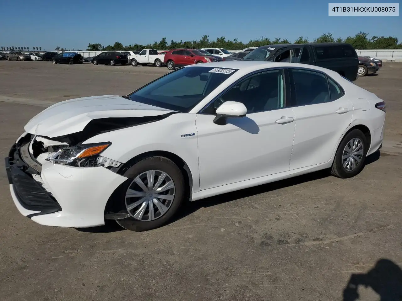 2019 Toyota Camry Le VIN: 4T1B31HKXKU008075 Lot: 56932735