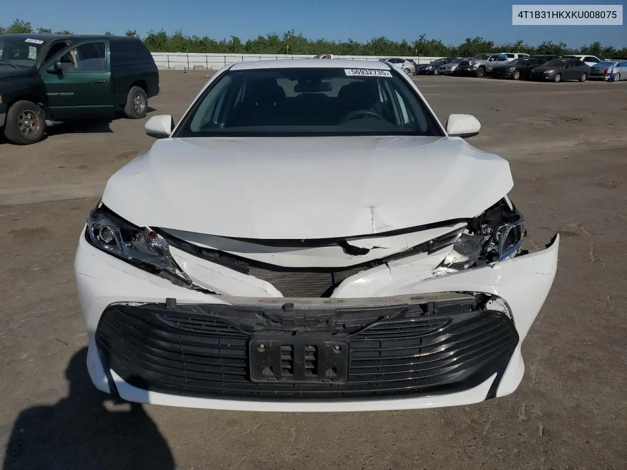2019 Toyota Camry Le VIN: 4T1B31HKXKU008075 Lot: 56932735