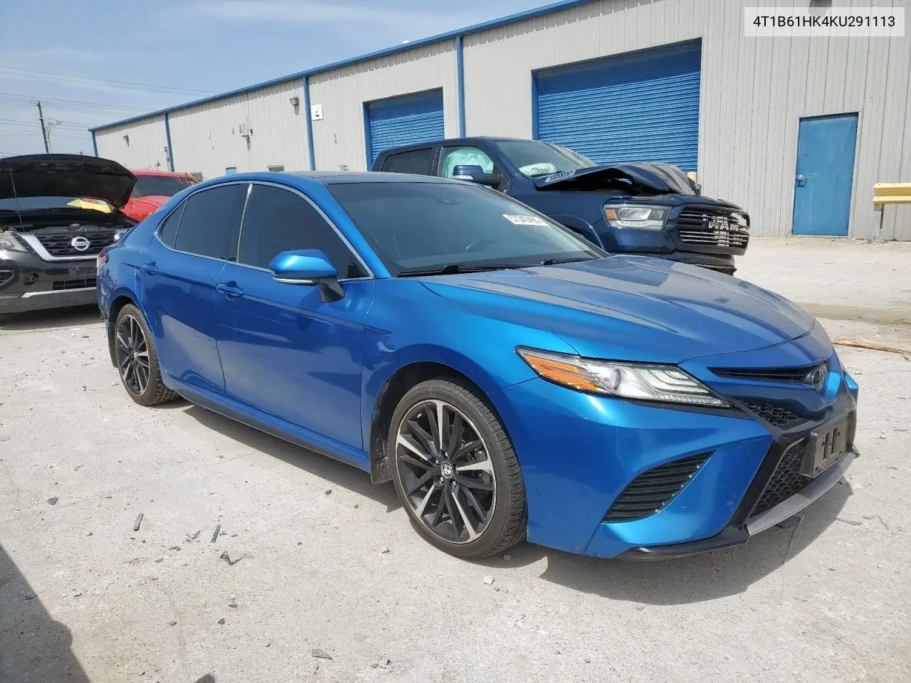 2019 Toyota Camry Xse VIN: 4T1B61HK4KU291113 Lot: 57040485