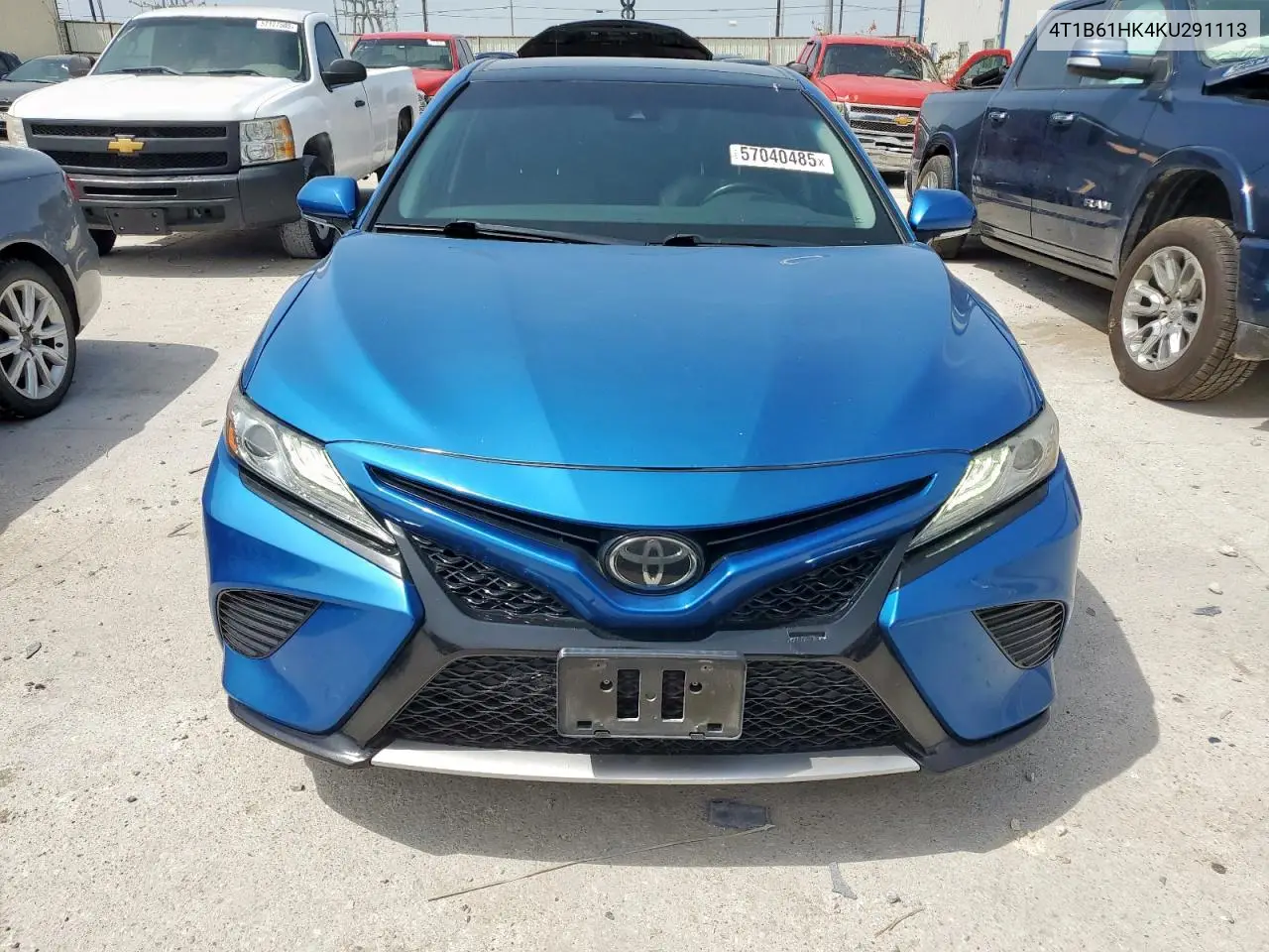 2019 Toyota Camry Xse VIN: 4T1B61HK4KU291113 Lot: 57040485