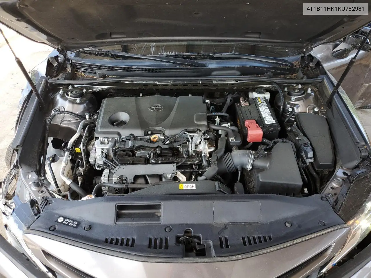 2019 Toyota Camry L VIN: 4T1B11HK1KU782981 Lot: 57120855