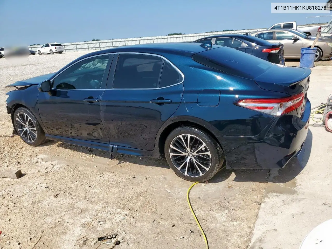 2019 Toyota Camry L VIN: 4T1B11HK1KU818278 Lot: 59495865