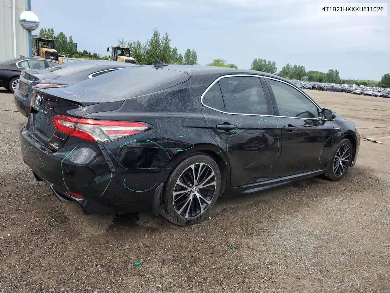 2019 Toyota Camry Hybrid VIN: 4T1B21HKXKU511026 Lot: 60199655