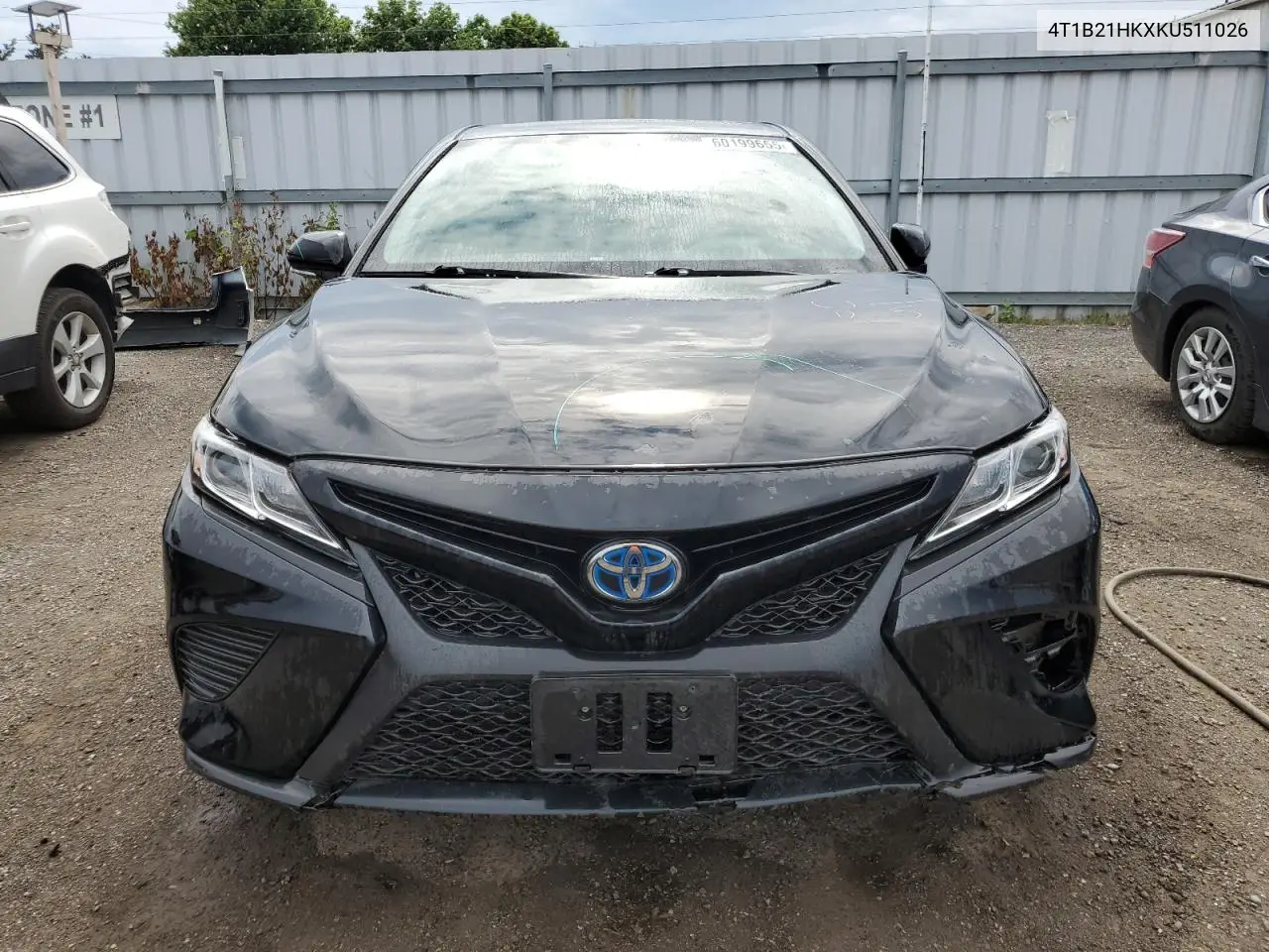 2019 Toyota Camry Hybrid VIN: 4T1B21HKXKU511026 Lot: 60199655