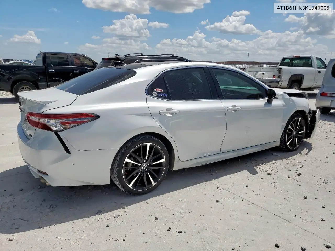 2019 Toyota Camry Xse VIN: 4T1B61HK3KU747005 Lot: 61959925