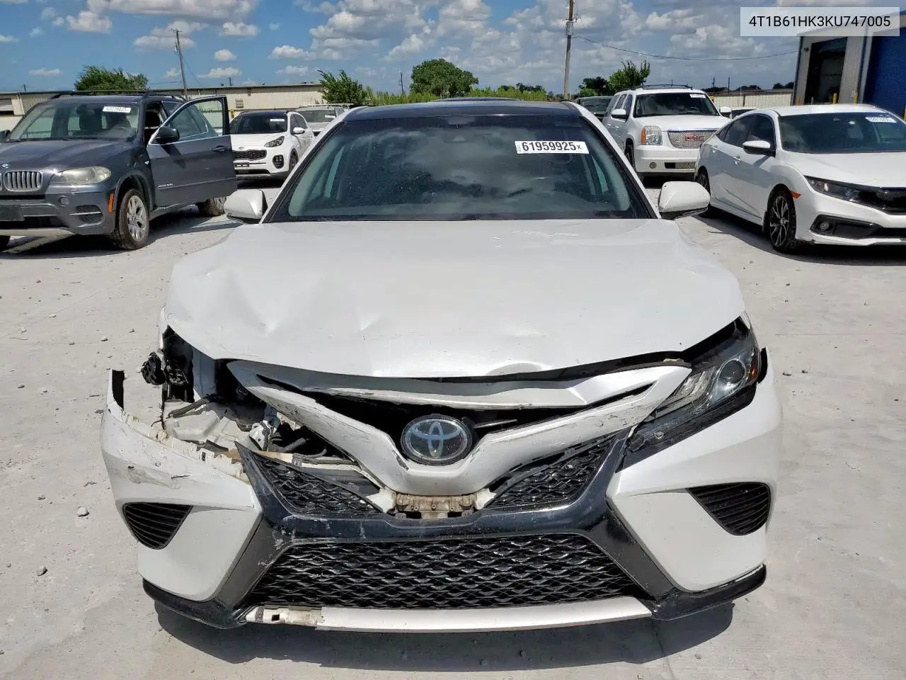2019 Toyota Camry Xse VIN: 4T1B61HK3KU747005 Lot: 61959925