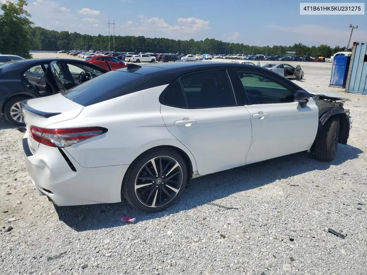 2019 Toyota Camry Xse VIN: 4T1B61HK5KU231275 Lot: 62568365