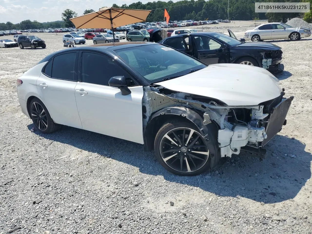 2019 Toyota Camry Xse VIN: 4T1B61HK5KU231275 Lot: 62568365
