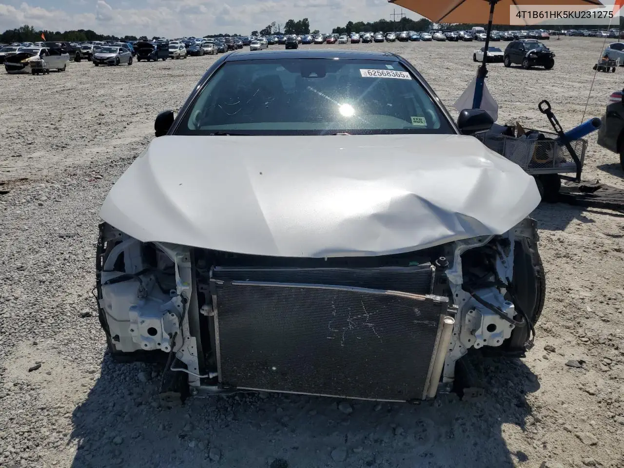 2019 Toyota Camry Xse VIN: 4T1B61HK5KU231275 Lot: 62568365