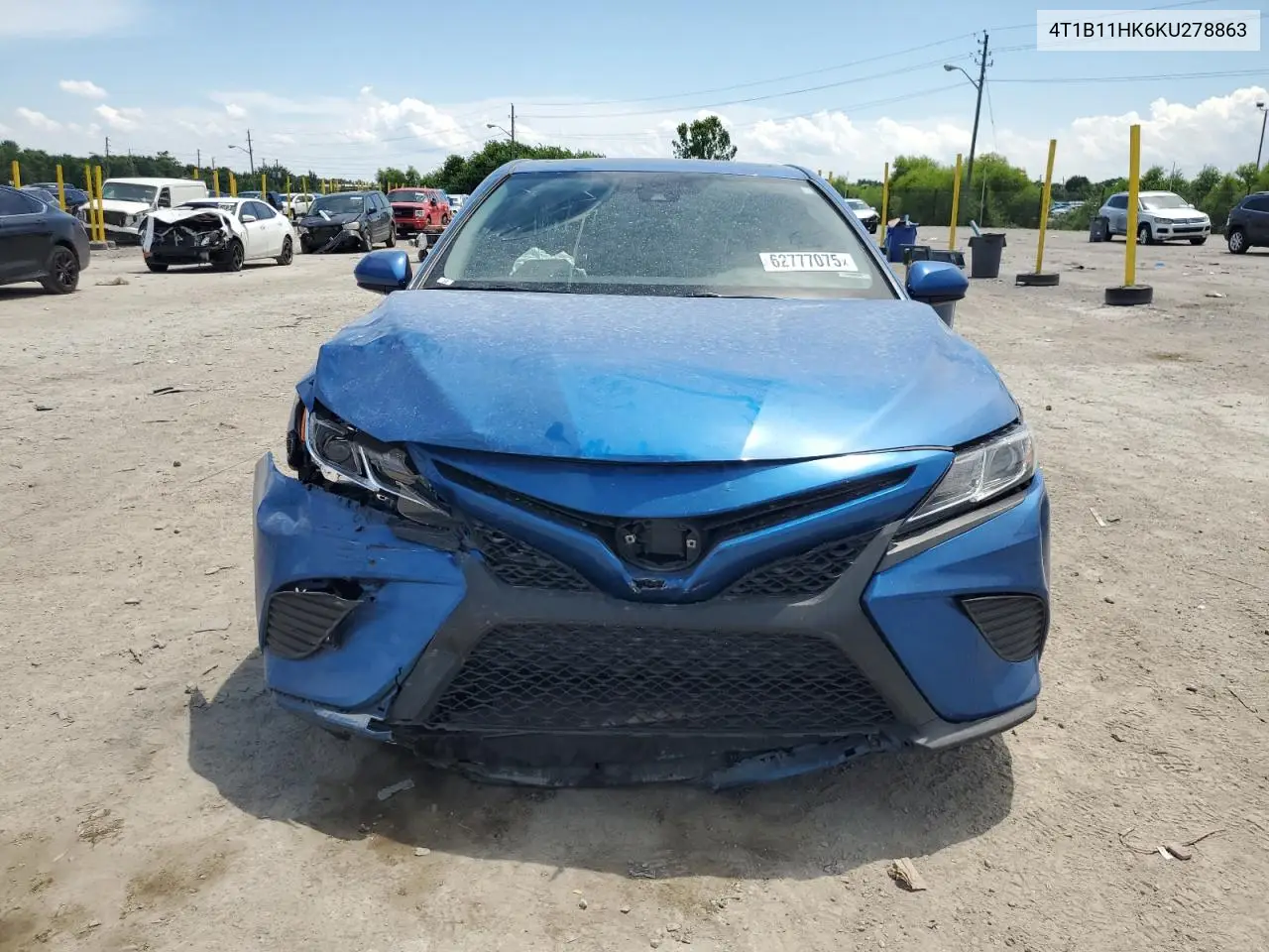 2019 Toyota Camry L VIN: 4T1B11HK6KU278863 Lot: 62777075