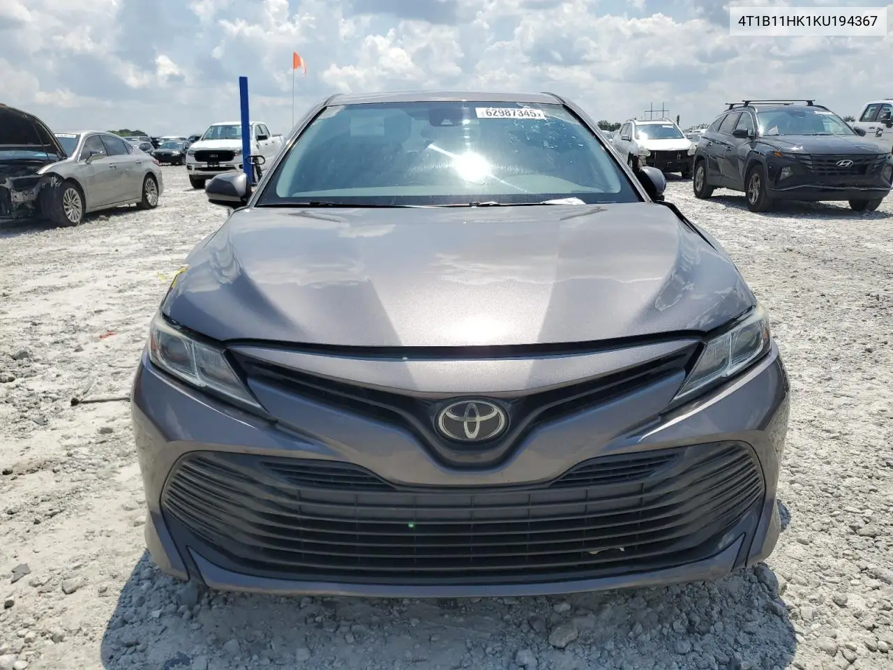 2019 Toyota Camry L VIN: 4T1B11HK1KU194367 Lot: 62987345