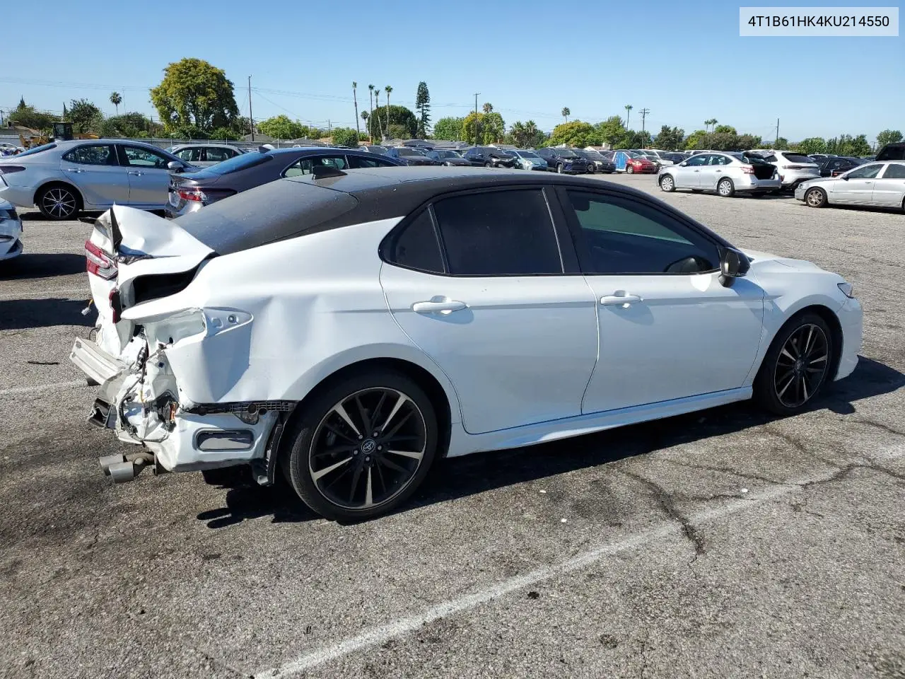 2019 Toyota Camry Xse VIN: 4T1B61HK4KU214550 Lot: 63006065