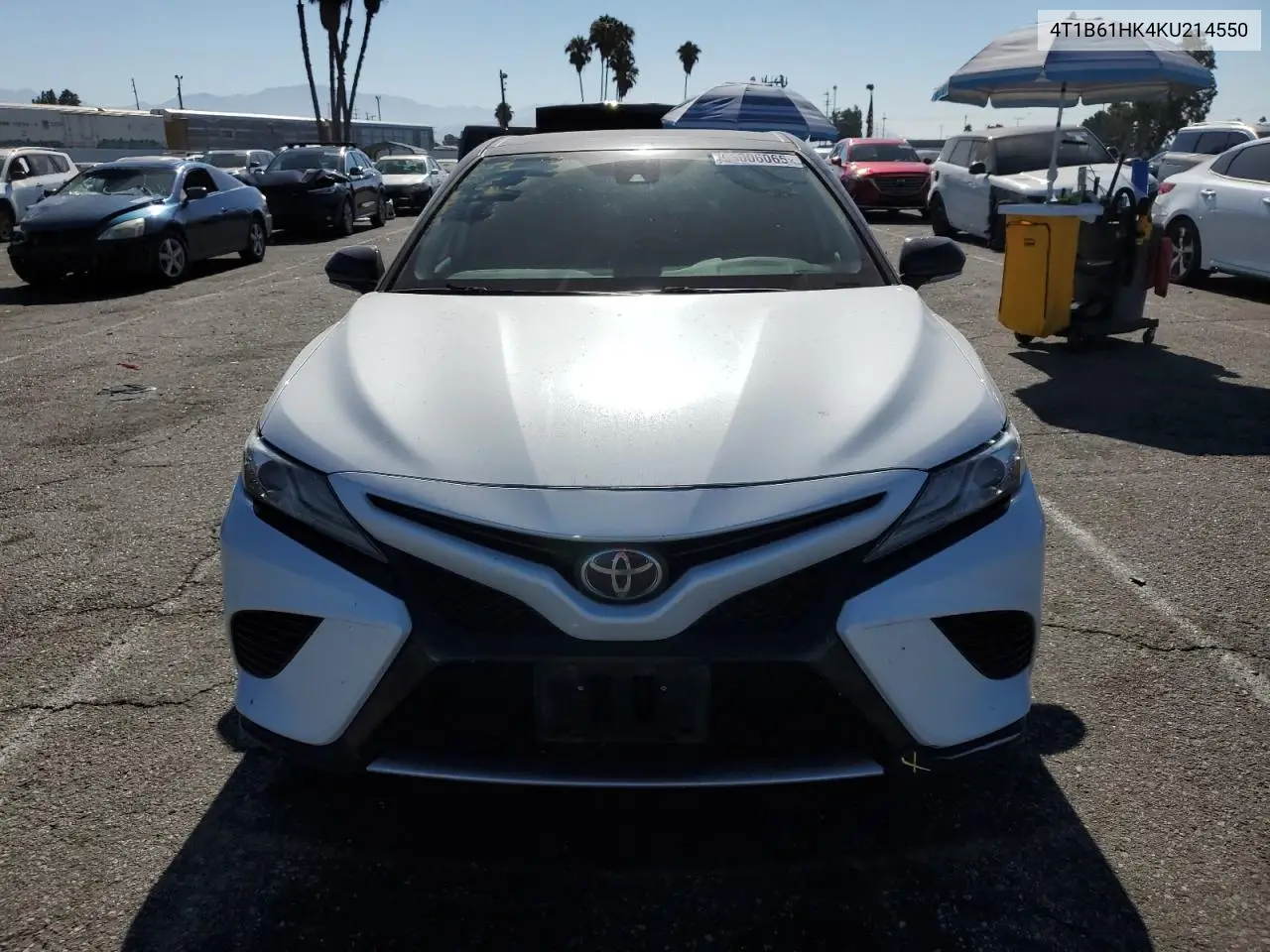 2019 Toyota Camry Xse VIN: 4T1B61HK4KU214550 Lot: 63006065