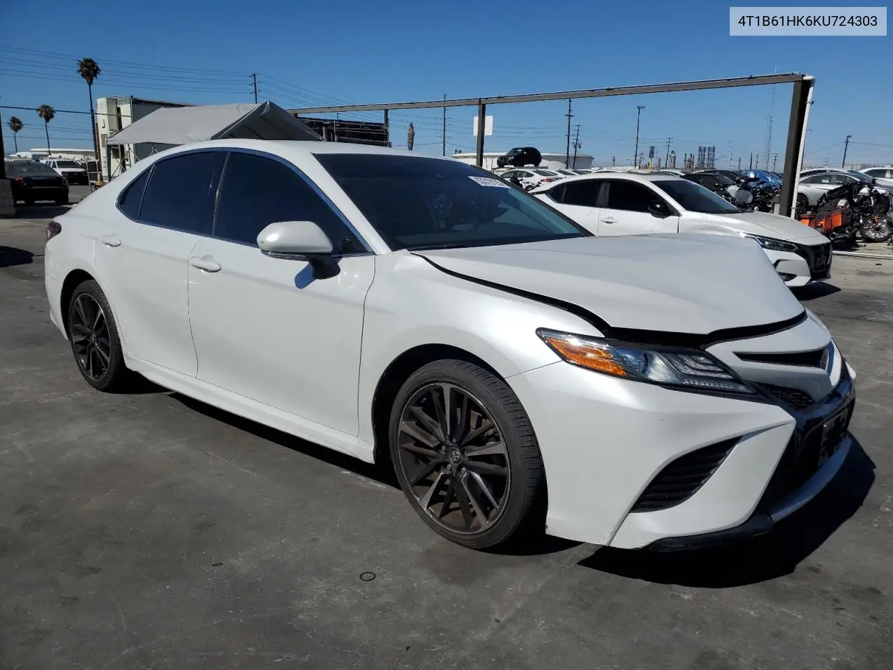 2019 Toyota Camry Xse VIN: 4T1B61HK6KU724303 Lot: 63319125