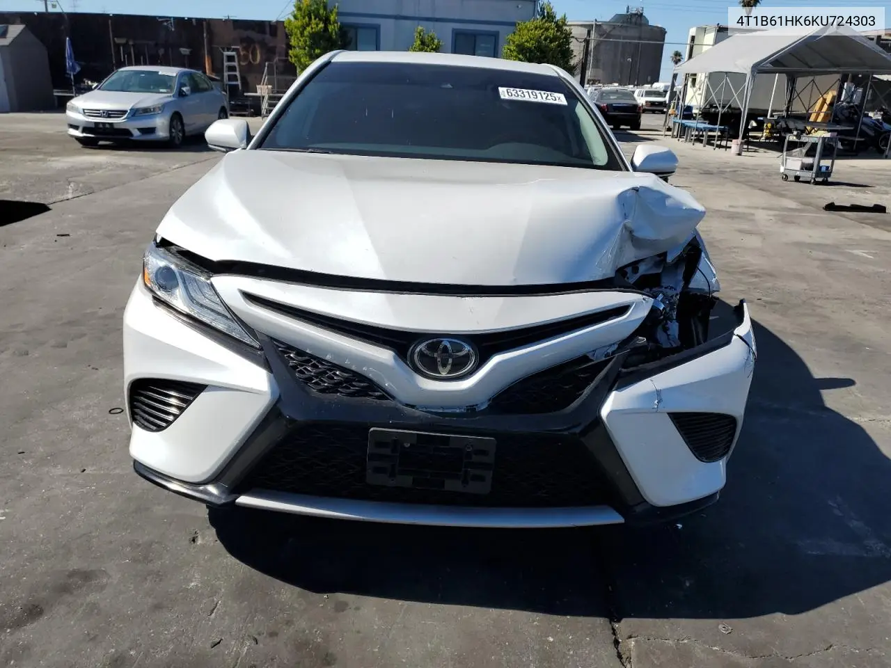 2019 Toyota Camry Xse VIN: 4T1B61HK6KU724303 Lot: 63319125