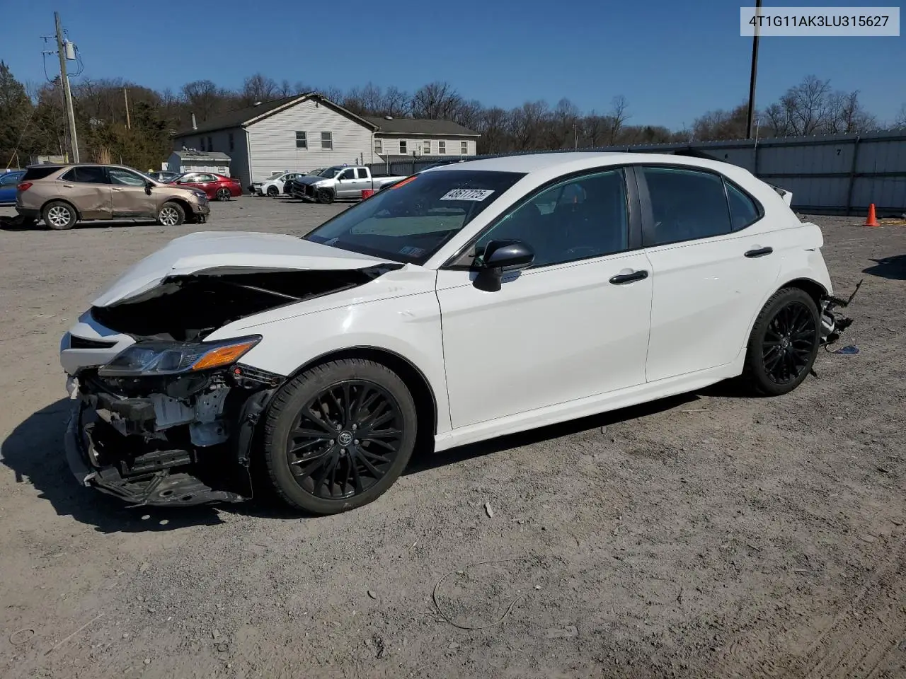 2020 Toyota Camry Se VIN: 4T1G11AK3LU315627 Lot: 48617725