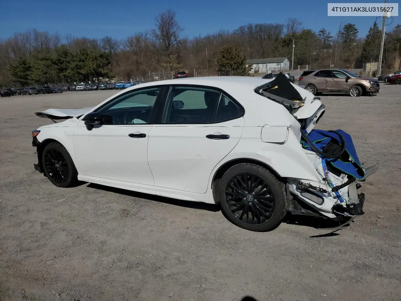 2020 Toyota Camry Se VIN: 4T1G11AK3LU315627 Lot: 48617725