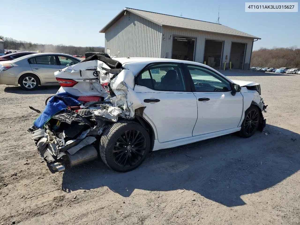 2020 Toyota Camry Se VIN: 4T1G11AK3LU315627 Lot: 48617725