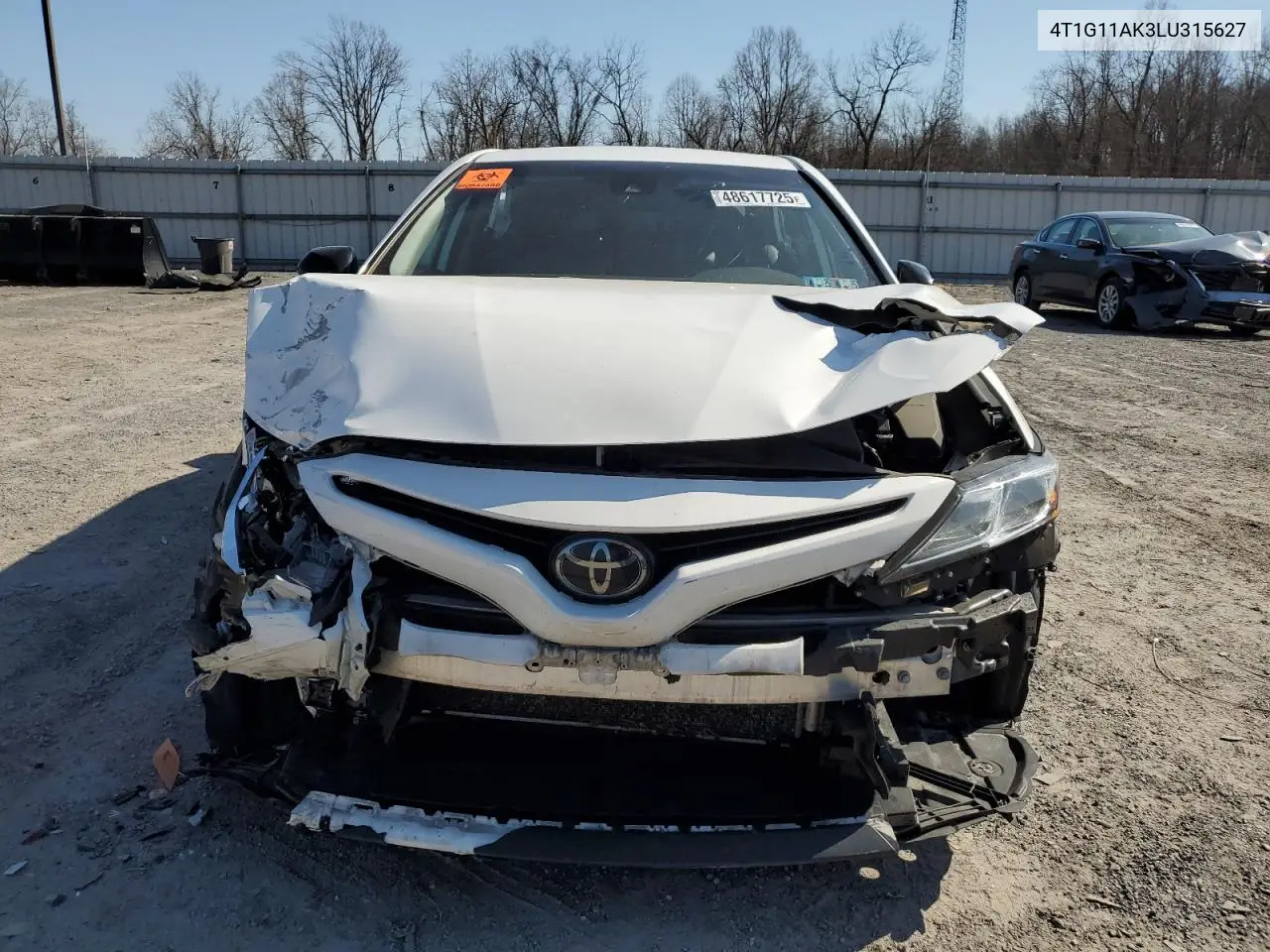 2020 Toyota Camry Se VIN: 4T1G11AK3LU315627 Lot: 48617725