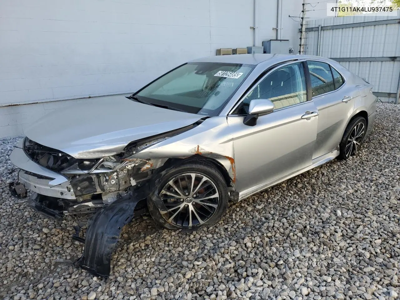 2020 Toyota Camry Se VIN: 4T1G11AK4LU937475 Lot: 50126485