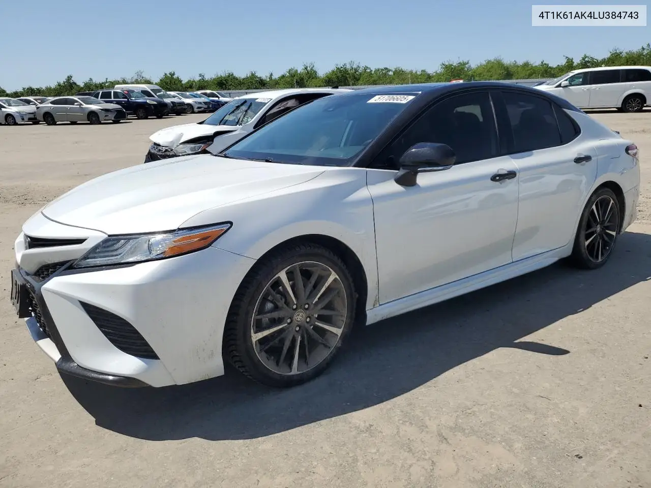 2020 Toyota Camry Xse VIN: 4T1K61AK4LU384743 Lot: 51706605