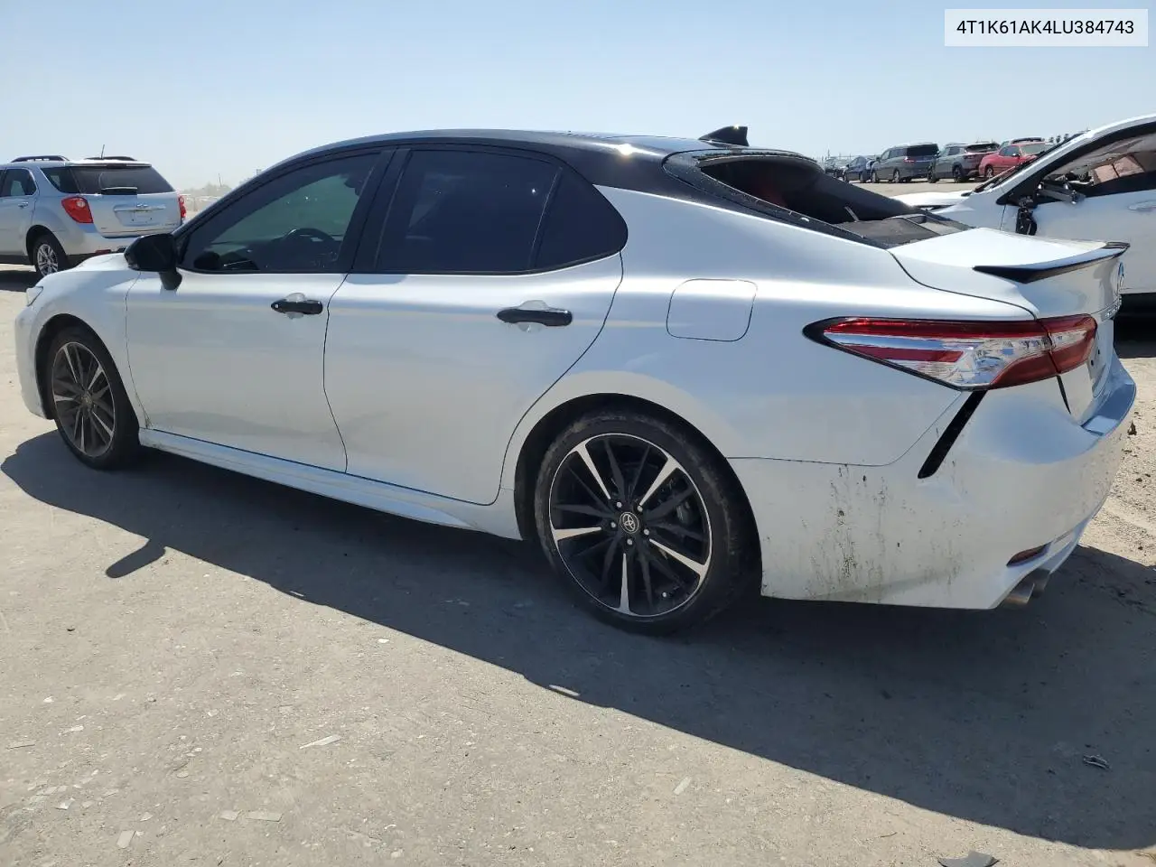 2020 Toyota Camry Xse VIN: 4T1K61AK4LU384743 Lot: 51706605