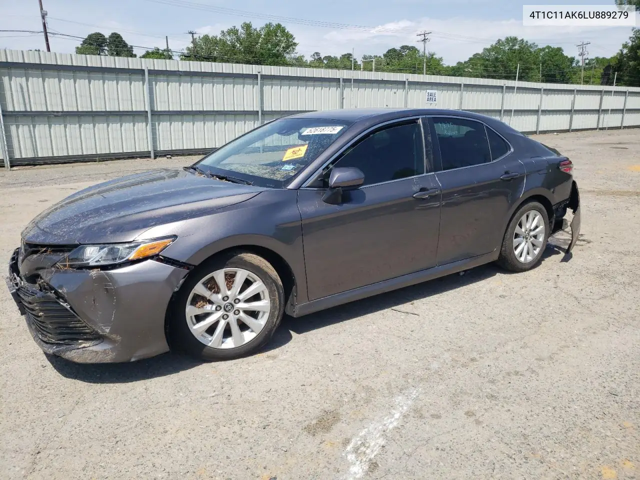4t1c11ak6lu889279 4T1C11AK6LU889279 2020 Toyota Camry Le