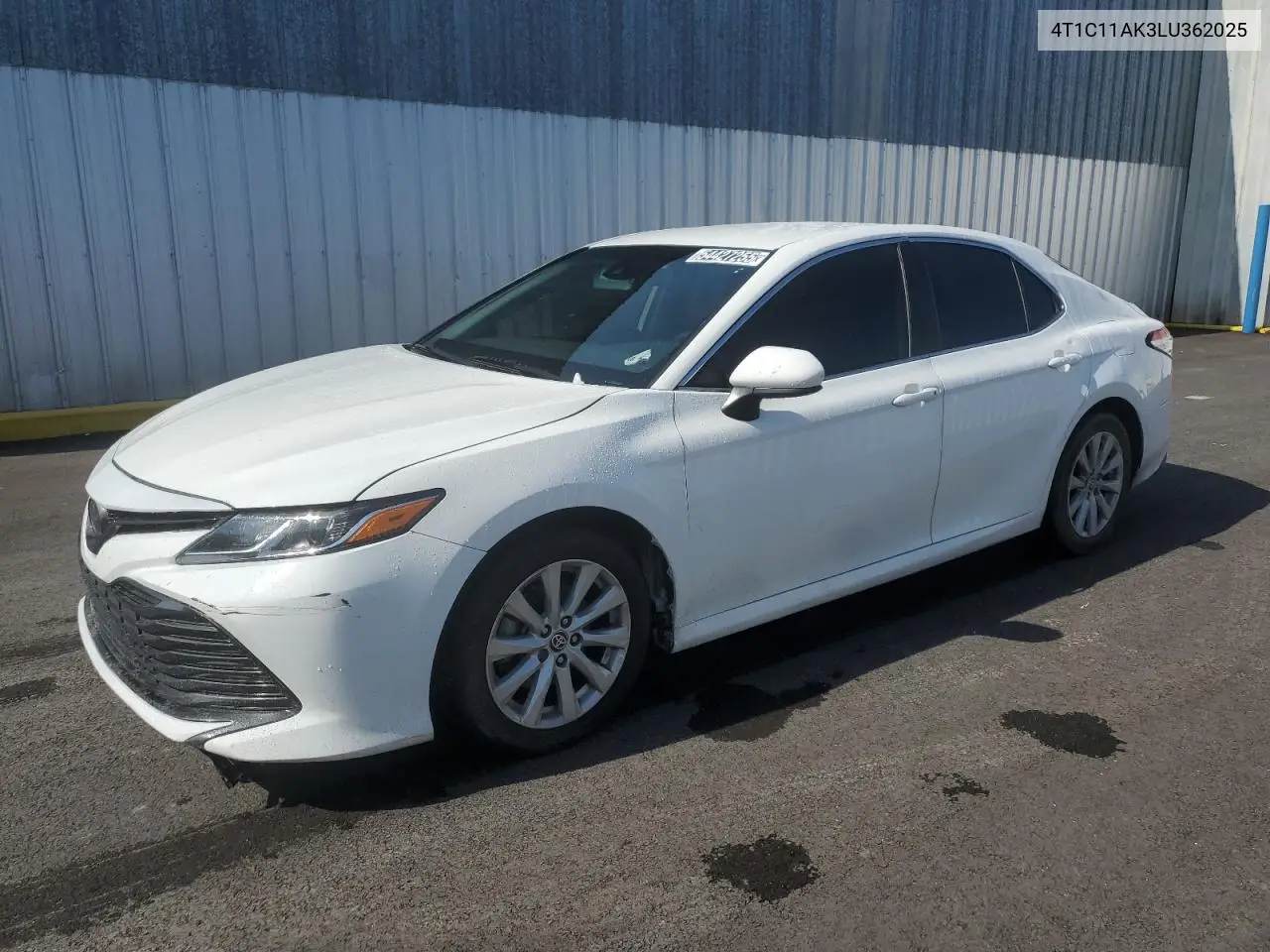 2020 Toyota Camry Le VIN: 4T1C11AK3LU362025 Lot: 54427255
