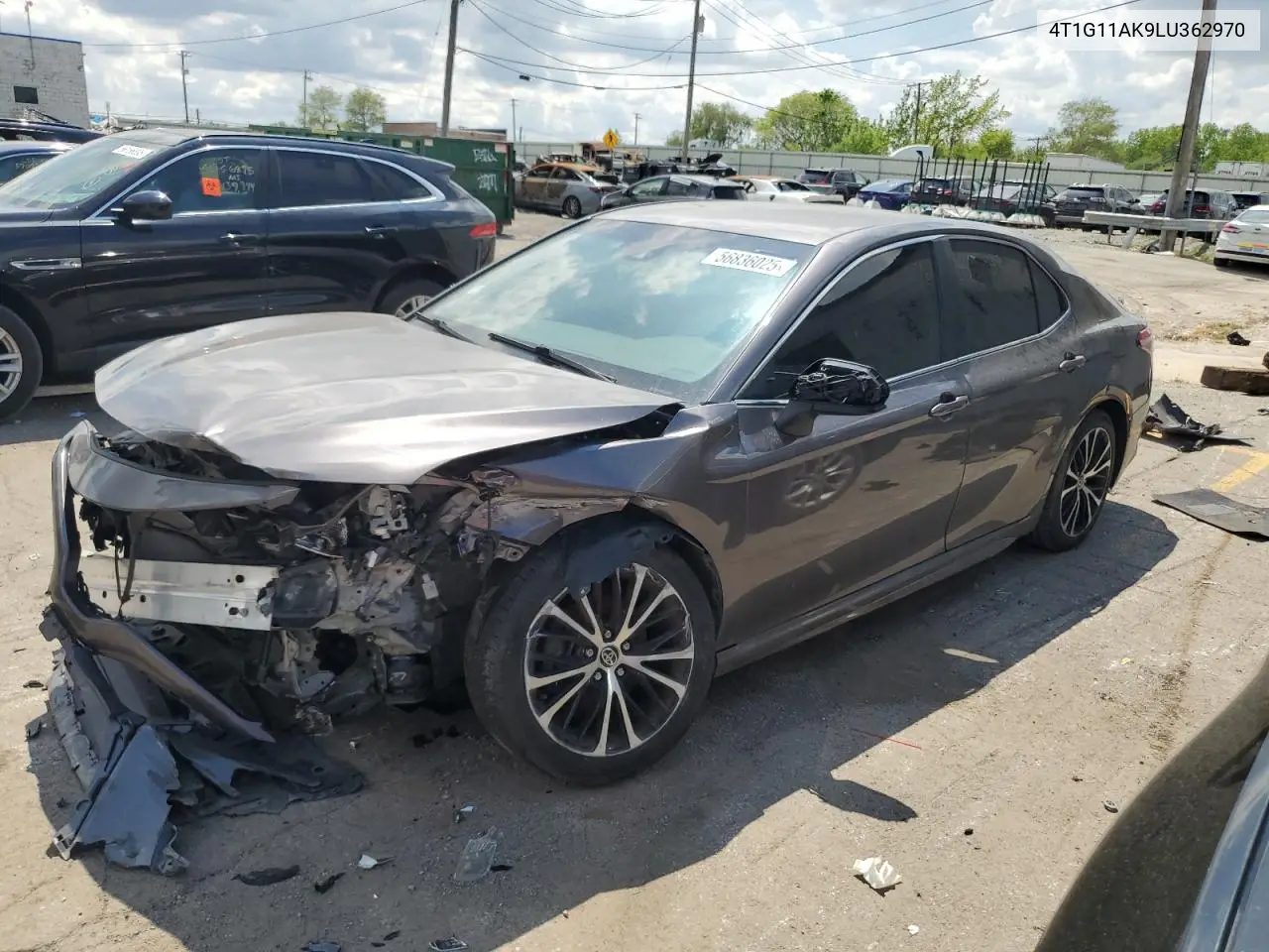2020 Toyota Camry Se VIN: 4T1G11AK9LU362970 Lot: 56836025