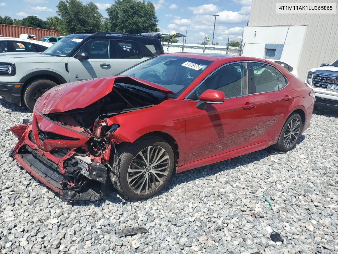 2020 Toyota Camry Se VIN: 4T1M11AK1LU365865 Lot: 57028675