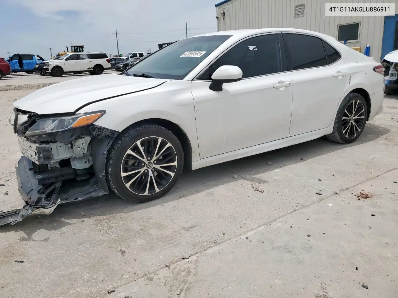 2020 Toyota Camry Se VIN: 4T1G11AK5LU886911 Lot: 57068585