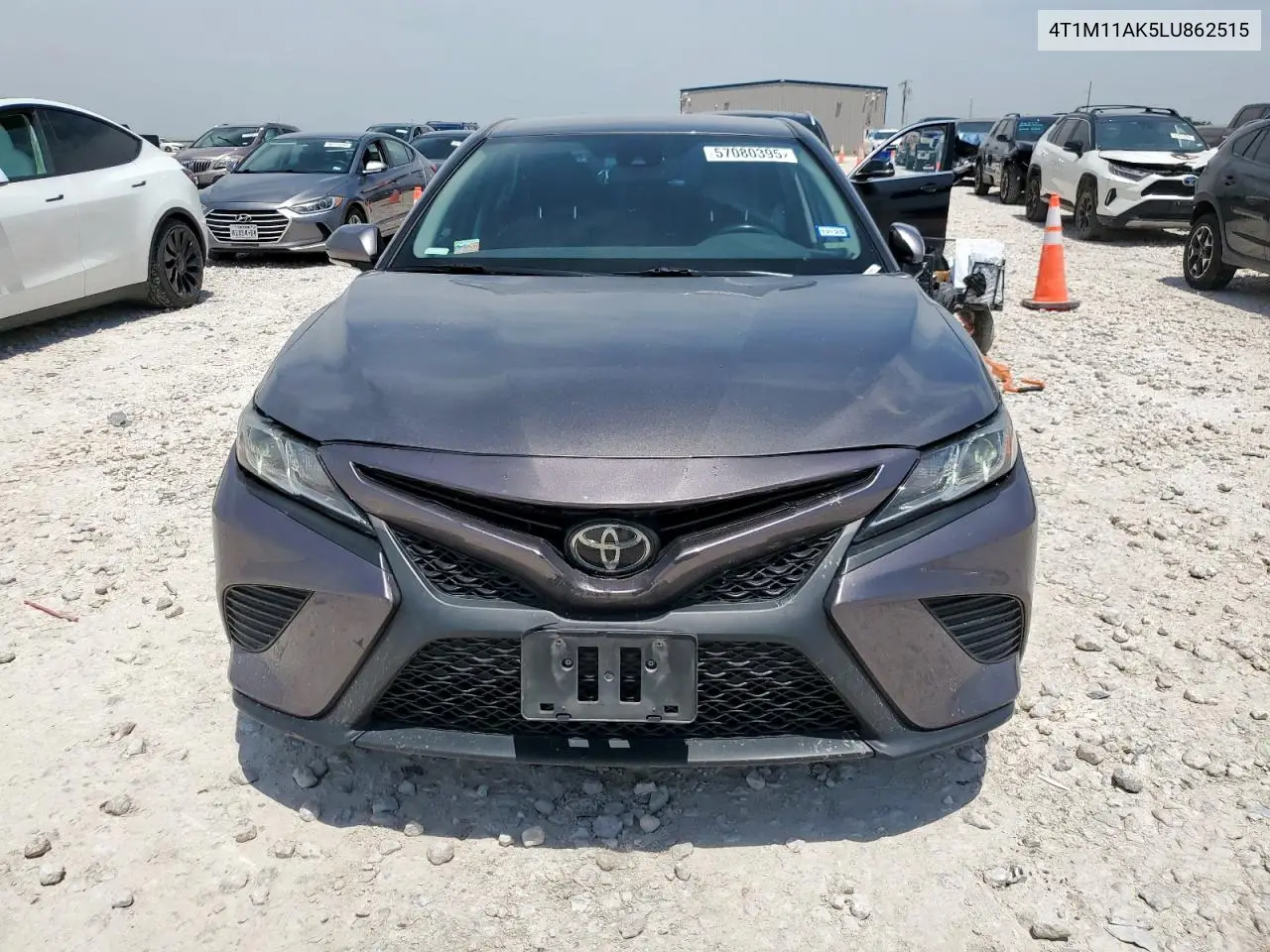 2020 Toyota Camry Se VIN: 4T1M11AK5LU862515 Lot: 57080395