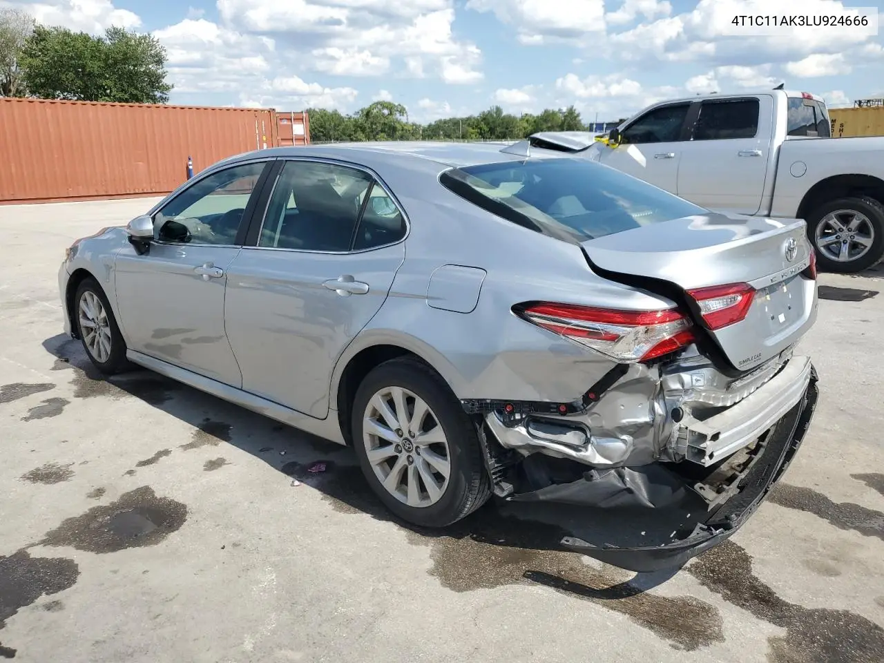 2020 Toyota Camry Le VIN: 4T1C11AK3LU924666 Lot: 57117785