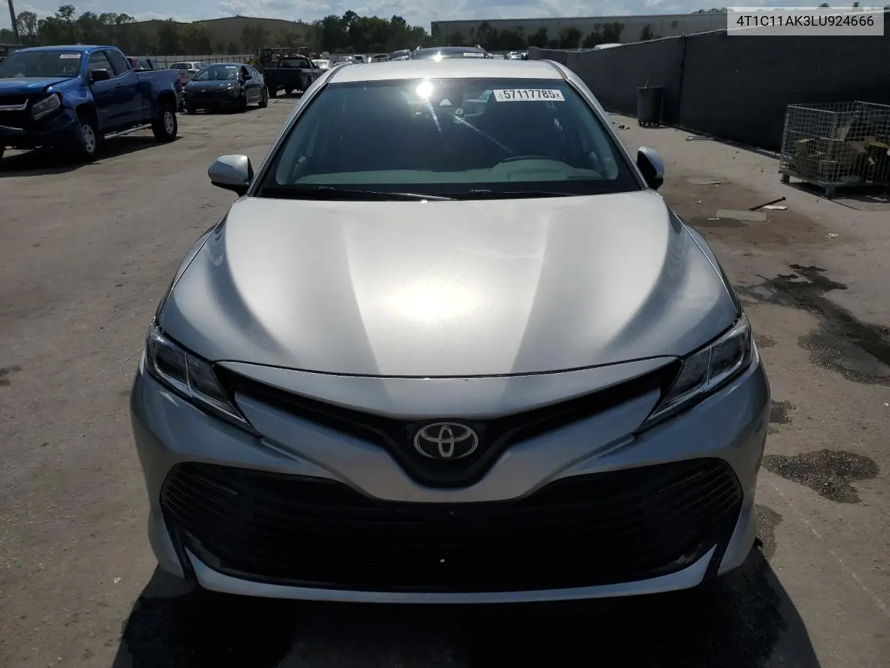 2020 Toyota Camry Le VIN: 4T1C11AK3LU924666 Lot: 57117785